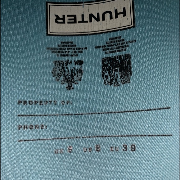 Blue hunter boots - Picture 3 of 3